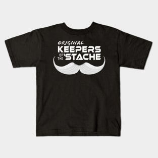 Keepers of the 'Stache Logo 3 Kids T-Shirt